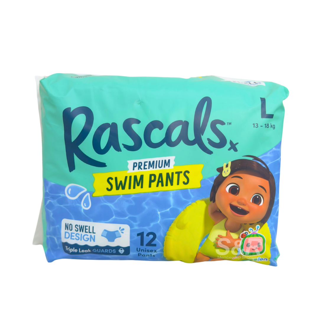 Rascals Premium Swim Pants Large 12 Pieces Rascals Premium Swim Pants Large 12 Pieces